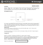 Preview for 16 page of Herschel iQ R2 Installation And Operating Instructions Manual