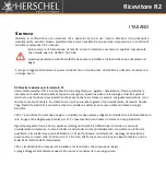 Preview for 18 page of Herschel iQ R2 Installation And Operating Instructions Manual