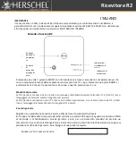 Preview for 20 page of Herschel iQ R2 Installation And Operating Instructions Manual