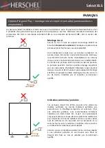 Предварительный просмотр 16 страницы Herschel Select XLS1000W-EU Installation & Operating Instructions Manual