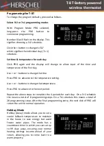 Preview for 6 page of Herschel T-BT Installation And Operating Instructions Manual