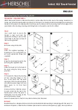 Preview for 9 page of Herschel XLS500TW-INT Manual