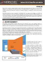 Preview for 12 page of Herschel XLS500TW-INT Manual