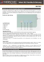 Preview for 23 page of Herschel XLS500TW-INT Manual