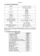 Preview for 11 page of HERSILL V7 g Directions For Use And Maintenance