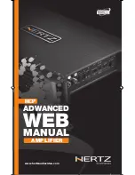 Preview for 1 page of Hertz AMPLIFIER Advanced Web Manual