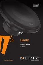 Hertz Cento 250 S4 Owner'S Manual preview