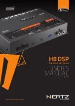 Hertz H8 DSP User Manual preview