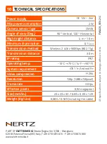 Preview for 8 page of Hertz HM CAM W01 Quick Start Manual