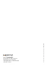 Предварительный просмотр 32 страницы Hertz HMR 50 Owner'S Manual