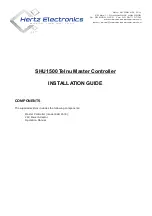 Предварительный просмотр 1 страницы Hertz SHU1500 Installation Manual