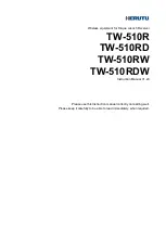 Herutu TW-510R Instruction Manual preview