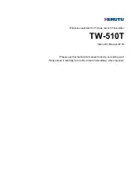 Предварительный просмотр 1 страницы Herutu TW-510T Instruction Manual