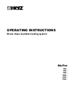 Herz BioFire 1000 Operating Instructions Manual preview