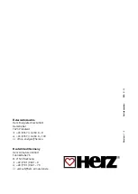 Preview for 90 page of Herz firestar de Luxe 18 Operating Instructions Manual