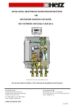 Herz OXFORD Installation, Maintenance & Operating Instructions preview