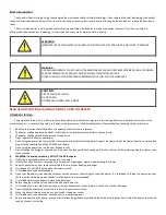 Preview for 2 page of Herzberg HG-8073 Operation And Warranty Manual