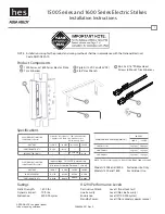 HES 1500 Series Installation Instructions Manual preview