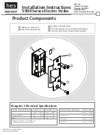 Preview for 1 page of HES 5900 Series Installation Instructions Manual