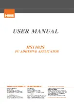 Предварительный просмотр 1 страницы HES HS1102S User Manual