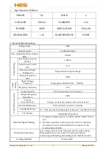 Preview for 11 page of HES HS2510-N User Manual