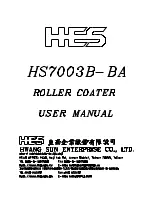 HES HS7003B User Manual preview