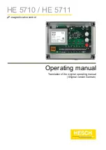 HESCH 57116510 Operating Manual preview