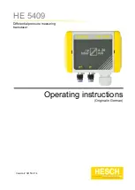 HESCH HE 5409 Operating Instructions Manual preview