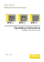 Preview for 1 page of HESCH HE 5411 Operating Instructions Manual