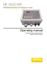 Preview for 1 page of HESCH HE 5422 MR Operating Manual