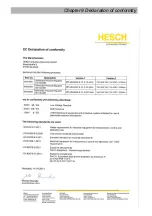 Preview for 31 page of HESCH HE 5422 MR Operating Manual