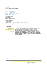 Preview for 2 page of HESCH HE 5422 Operating Instructions Manual