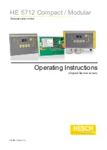 Preview for 1 page of HESCH HE 5712 Compact Operating Instructions Manual