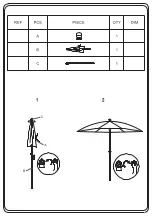 Предварительный просмотр 36 страницы Hesperide BOGOTA 159507 Assembly Instructions Manual