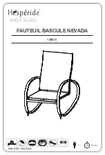 Предварительный просмотр 1 страницы Hesperide NEVADA 149631 Assembly Instructions Manual