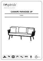 Предварительный просмотр 1 страницы Hesperide PARADIZE 165649 Manual