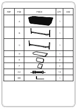 Предварительный просмотр 28 страницы Hesperide RUBBY 165646 Assembly Instructions Manual