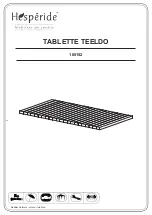 Hesperide TEELDO 165152 Manual предпросмотр