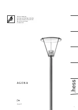 Hess AGENA Installation And Operating Instructions Manual preview