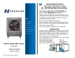 Hessaire MC92V Use & Care Manual preview