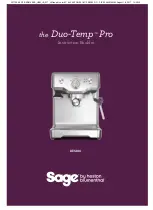 Preview for 2 page of Heston Blumenthal Sage Duo-Temp Pro BES810 Instruction Booklet