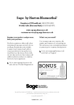 Preview for 28 page of Heston Blumenthal Sage SES990 Instruction Book