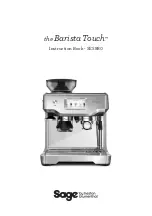 Предварительный просмотр 1 страницы Heston Blumenthal Sage the Barista Touch SES880 Instruction Book