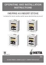 Preview for 1 page of Heta INSPIRE 40 Operating And Installation Instructions