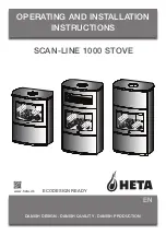 Предварительный просмотр 1 страницы Heta Scan-Line 1000 Operating And Installation Instructions