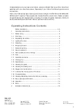 Предварительный просмотр 3 страницы Heta Scan-Line 1000 Operating And Installation Instructions