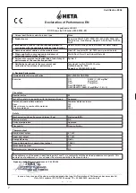 Предварительный просмотр 2 страницы Heta Scan-line 500 Series Operating And Installation Instructions