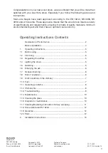 Предварительный просмотр 3 страницы Heta Scan-line 500 Series Operating And Installation Instructions