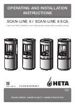 Heta Scan-line 8 Operating And Installation Instructions предпросмотр