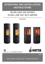 Heta Scan-Line 900 SCA Operating And Installation Instructions предпросмотр